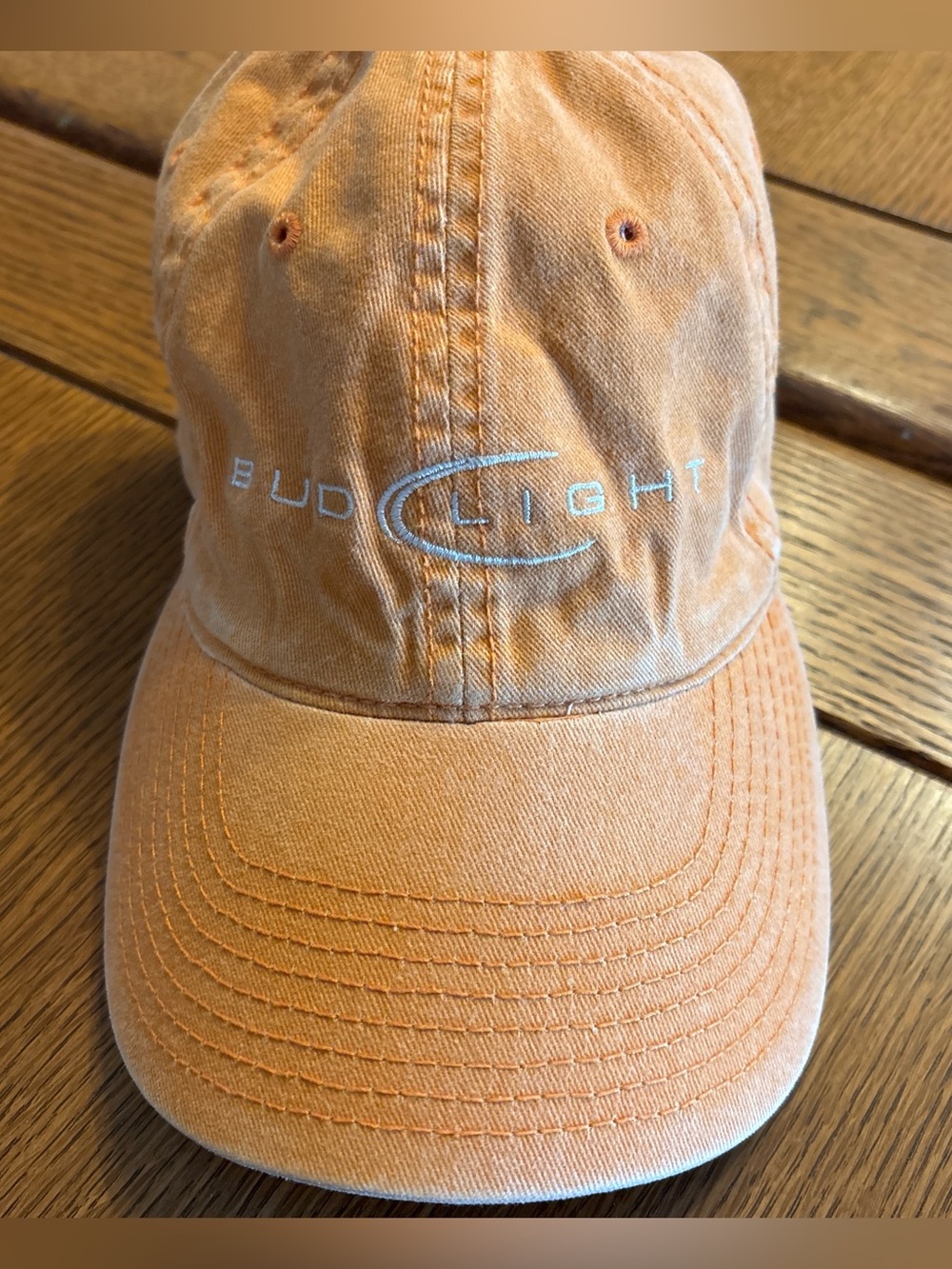 The Game Orange Bud Light Embroidered Baseball Cap